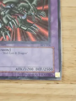 Yugioh B. Skull Dragon BPT-006 Secret Rare Limited Edition Trading Card READ Vtg - Image 2