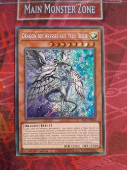 Yu-Gi-Oh! Dragon des Abysses aux Yeux Bleus : SE RA01-FR016 secrete rare - Image 1