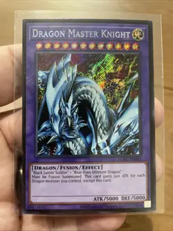 Dragon Master Knight LCKC-EN065 Unlimited Secret Rare NM +Bonus FREE SHIPPING! - Image 1