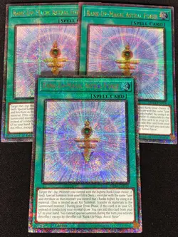 Yugioh Rank Up Magic Astral Force MP24-EN035 1ST Quarter Secret x3 (NM) - Image 1