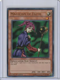 Yugioh DUSA-EN044 Magician of Faith - Ultra Rare Ist Edition - Image 1