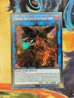 Cherubini Ebon Angel of the Burning Abyss 1st Edition Super Rare RA01-EN042 - Image 1
