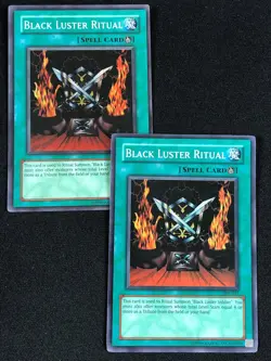 YUGIOH BLACK LUSTER RITUAL SYE-025 SUPER X2 (NM) - Image 1