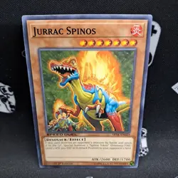 Jurrac Spinos SBTK-EN023 1st Edition Speed Duel NM Near Mint Yu-Gi-Oh! Card - Image 1
