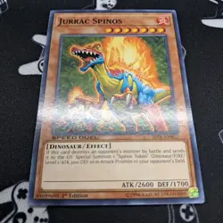 Jurrac Spinos SBTK-EN023 1st Edition Speed Duel NM Near Mint Yu-Gi-Oh! Card - Image 4