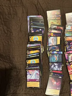 100 Disney Lorcana Fabled Card Lot Of Rare S.R,Uncommons Common, FOILS - Image 2