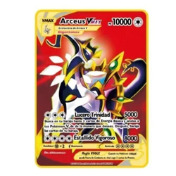 New Pokemon Arceus VMax HP10000 Red Metal Card Gigantamax - Image 1