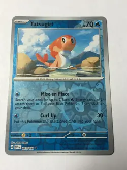 Pokemon Card Scarlet & Violet Reverse Holographic Tatsugiri 062/198 NM - Image 1