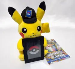 Pokemon TCG Card Display Stand Plush "PIKACHU" - Pokemon Center Japan Exclusive - Image 3