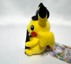 Pokemon TCG Card Display Stand Plush "PIKACHU" - Pokemon Center Japan Exclusive - Image 4