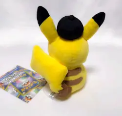 Pokemon TCG Card Display Stand Plush "PIKACHU" - Pokemon Center Japan Exclusive - Image 5