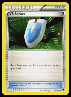VS Seeker 109/119 Uncommon XY - Phantom Forces Pokemon Card - Image 1