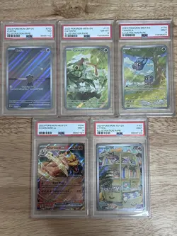Pokemon 5 Card PSA Graded Lot - Image 1