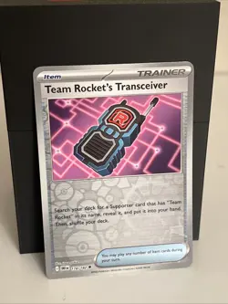 Team Rocket's Transceiver Reverse Holo 178/182 Destined Rivals Pokemon Card TCG - Image 1