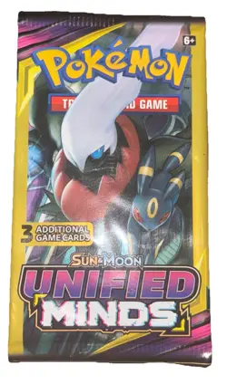 LOT OF 4 pks Pokemon Sun & Moon Unified Minds 3 Card Booster Art Set 2019 Sealed - Image 3