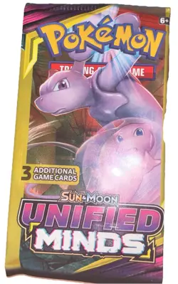 LOT OF 4 pks Pokemon Sun & Moon Unified Minds 3 Card Booster Art Set 2019 Sealed - Image 4