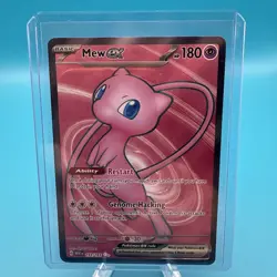 Pokemon Mew EX TCG Scarlet & Violet Full Art Holo Ultra Rare Card 193/165 NM - Image 1