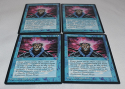 Magic card: MTG 4 x Brainstorm Blue Instant Ice Age Christopher Rush - Image 3