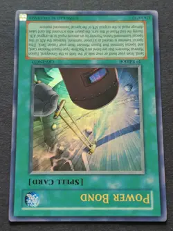 Power Bond 1st Edition Spell Card CRV-EN037 Yu-Gi-Oh! trading card. - Image 2