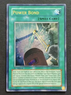 Power Bond 1st Edition Spell Card CRV-EN037 Yu-Gi-Oh! trading card. - Image 3