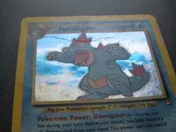 2000 Feraligatr Pokemon Card MP Holo Neo Genesis Set 5/111 WOTC - Image 3