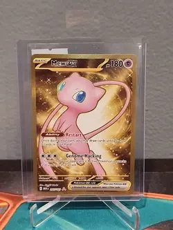 Mew EX 205/165 Secret Rare Gold Pokemon Card 151 - Image 3