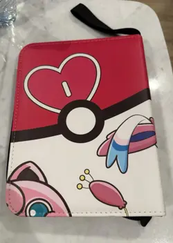 Pink Pokemon Trading Cards Album Card Binder 4-Pocket 51 Pages - Image 2