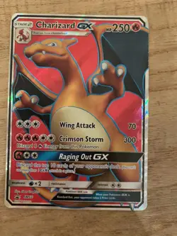Pokemon Card: Charizard GX Full Art Promo Card SM60 - Image 1