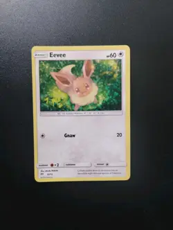 Eevee 12/12 Holo MP McDonald's 2019 Promo Pokemon Card - Image 1