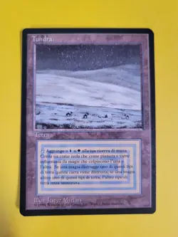 Magic the Gathering Tundra Revised Italian Foreign Black Border FBB MTG - Image 1