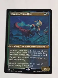Thrasios, Triton Hero (Foil Etched) Commander Legends Foil - Image 1