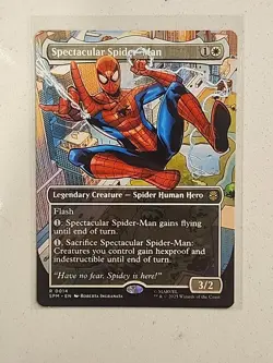Spectacular Spider-Man (Borderless) - MTG : Marvel's Spider-Man Regular - Image 1