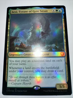 FOIL Aesi Tyrant of Gyre Strait x1 Commander Legends Magic Near Mint NM English - Image 1