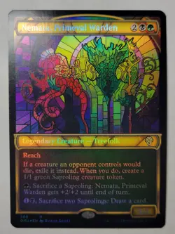 Nemata, Primeval Warden -Showcase Foil- DOMINARIA UNITED DMU 308 mtg NM/M - Image 1
