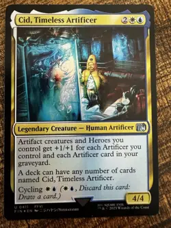 Cid, Timeless Artificer (0411) FOIL - MTG Final Fantasy FIN - NM - Image 1
