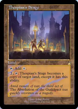 Thespian's Stage (Retro Frame) 0466 MTG RVR NM Foil - Image 1