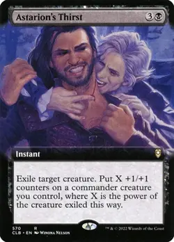 Astarion's Thirst - Foil Extended Art CLB LP MTG - Image 1