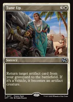 2x Tune Up - Foil Promo DFT LP MTG - Image 1