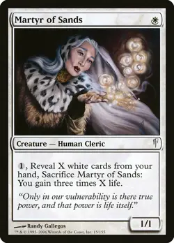 1x Martyr of Sands NM English MTG - Coldsnap - Image 1