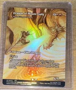 MTG Dragon of Mount Gulg - Ancient Copper Dragon (Showcase) Foil M 0012 - Image 1