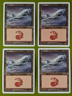 Mountain (338) x4 Seventh Edition 7th 4x Magic the Gathering MTG - Image 1