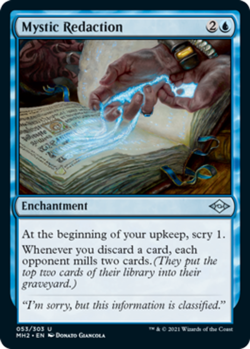 Mystic Redaction - Foil - Modern Horizons 2 - Near Mint - Image 1