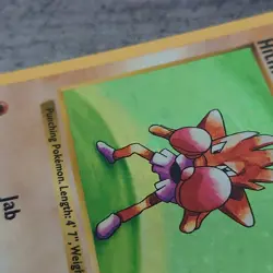 1999 Pokemon TCG Hitmonchan Base Set Shadowless Holo Rare 7/102 Ungraded - Image 3