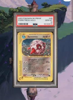 2003 POKEMON SKYRIDGEFORRETRESS-HOLO H8 - PSA MINT GEM 10 - POP 72 - Image 1
