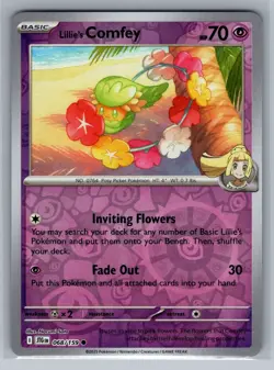 Pokemon Lillie's Comfey #068/159 Reverse Holo Journey Together - Image 1