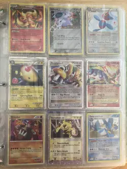 100 Pokemon Cards Binder Lot -First 6 Pages All Holo All Vintage Xy And Older - Image 1