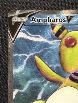 2020 Pokemon Sword & Shield Vivid Voltage Ultra Rare V #171 Ampharos Holo TCG - Image 5