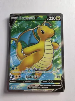 Dragonite V Full Art 76/78 Ultra Rare Pokemon GO Set Pokemon TCG NM 1224#090 - Image 1