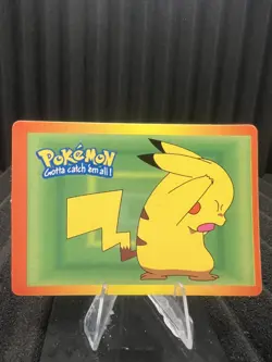 Pikachu Vintage Pocket Monsters Vending HOLO Prism Sticker Bandai 1999 Nintendo - Image 2