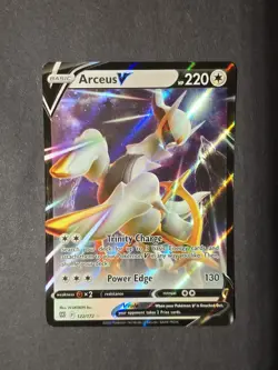 Pokemon Arceus V 122/172 SWSH09: Brilliant Stars Ultra Rare - NM - Image 1
